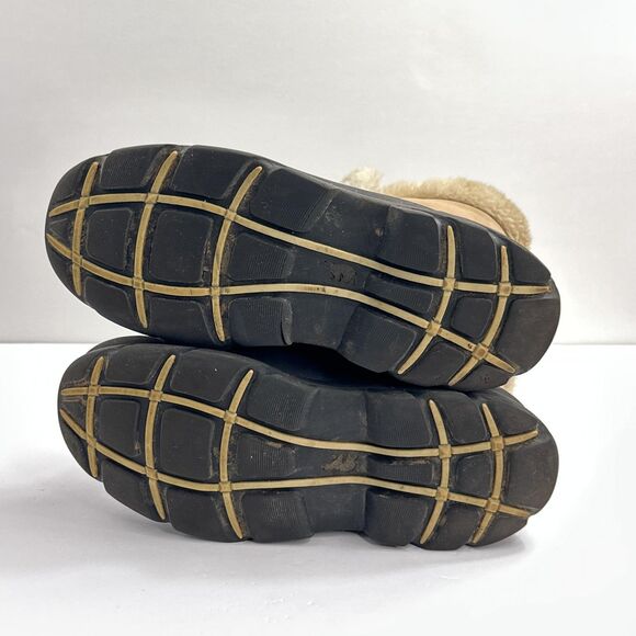 Sorel Boots Womens Size 8 Tan Black Snow Angel Lace Thinsulate Winter NL1810-234 - Picture 4 of 12